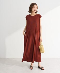 Green Parks 前後２ＷＡＹウエストタックワンピース