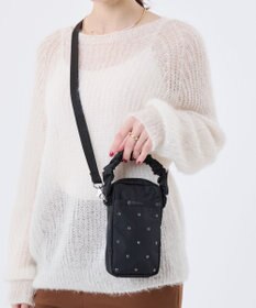 LeSportsac GH MINI PHONE XBODY/ビジューブラックグレー
