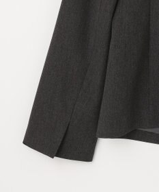 J.PRESS LADIES L 【洗える】アルガンシルク ノーカラー ジャケット