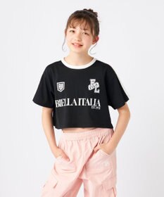 OP／FILA 【FILA】ショート丈半袖Tシャツ