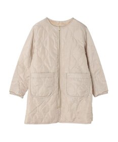 earth music&ecology ファー＆キルティングリバーシブルコート