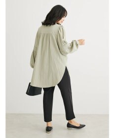 Green Parks 表面変化比翼シャツチュニック