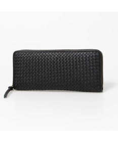 UNBILLION ペルケ perche / レザーメッシュ・ジャバラカード長財布