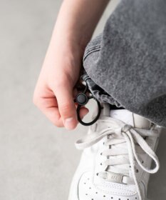 WEGO 【KIDS/150cm/160cm/ウエストゴム】デニムイージーカーゴパンツ（JUNIOR）