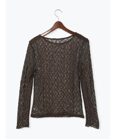 Te chichi パッチワークレースクルーネックTOPS《2025Autumn catalog vol.2 item》