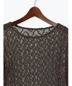 Te chichi パッチワークレースクルーネックTOPS《2025Autumn catalog vol.2 item》