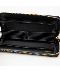 UNBILLION ペルケ perche / レザーメッシュ・ジャバラカード長財布