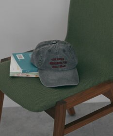 AMERICAN HOLIC 刺繍ロゴピグメントキャップ