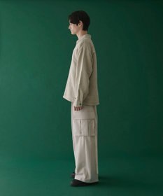 WEGO フェイクスウェードハーフZIPシャツ（LS）