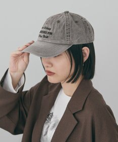 AMERICAN HOLIC 刺繍ロゴピグメントキャップ