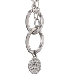 earth music&ecology 【ステンレス】コインモチーフ３連ネックレス