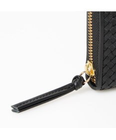 UNBILLION ペルケ perche / レザーメッシュ・ジャバラカード長財布