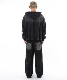 WEGO 【ユニセックス着用ITEM】フードデニムブルゾン