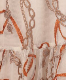 GRACE CONTINENTAL チェーン刺繍ワンピース