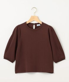 組曲 クルミボタン5分袖ニット