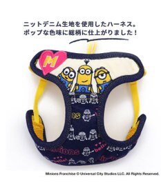 PET PARADISE 犬 ハーネス リード デニム ミニオン 【３Ｓ】 ハーネスリード