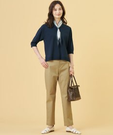 J.PRESS LADIES L 【2WAY・シーンレスに活躍】SCARF KNIT Vネック ニット