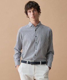 JOSEPH ABBOUD 【イージーケア・JAPANファブリック】ブロックストライプ シャツ