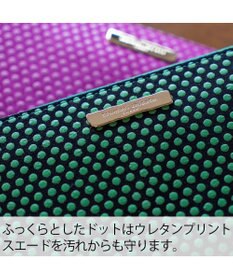 tsumori chisato CARRY つぶつぶドットプリント ラウンドファスナー長財布