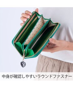 tsumori chisato CARRY つぶつぶドットプリント ラウンドファスナー長財布