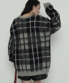 WEGO 【2025年秋冬新作】シャギーパターンニットBIGプルオーバー