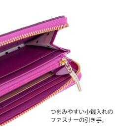 tsumori chisato CARRY つぶつぶドットプリント ラウンドファスナー長財布