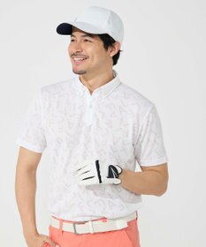FILA GOLF／marie claire 【FILA GOLF】メッシュ加工ロゴ半袖ポロシャツ