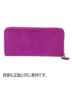 tsumori chisato CARRY つぶつぶドットプリント ラウンドファスナー長財布