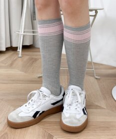 WEGO ローゲージラインハイソックス