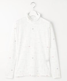 23区GOLF 【WOMEN】【吸水速乾・UVケア】５０ｄカノコロゴ総柄  インナーシャツ