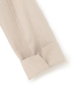 23区 【セットアップ対応/洗える】アイアスマットストレッチ ノーカラー ジャケット