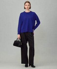 ICB 【新色追加】ソフトカシミヤミックス クルーネックニット