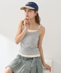 earth music&ecology レイヤードキャミソール