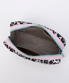 LeSportsac EXTRA LARGE RECTANGULAR COSMETIC/ニュートラルレオパード/ライラック