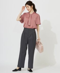 ANY SIS 【ストレッチ・接触冷感・撥水・UVカット・洗える】エアリーストレッチ ワイドパンツ