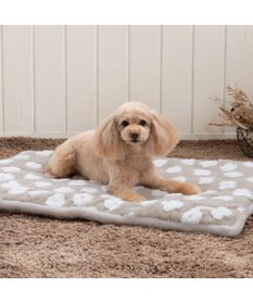 PET PARADISE ペットパラダイス 遠赤外線 ボアマット 《お花柄》角型 小型犬