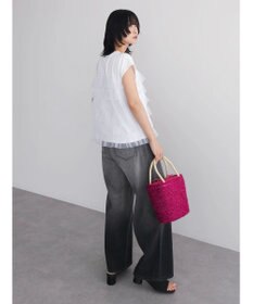 Green Parks フレンチスリーブチュールティアードプルオーバー