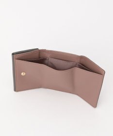 russet 《soeru》モノグラムプレート三つ折りウォレット(SO-397)