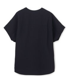 UNFILO 【セットアップ着用可】サマーセットアップ スキッパーブラウス