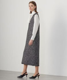 ICB 【CLASSY.1月号掲載】スパングルツイード ジャンパースカート