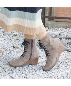 MODE ET JACOMO <D'ICI>ウェッジソールレースアップブーツ