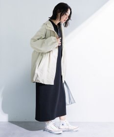 Green Parks 撥水加工ミディ丈マウンテンパーカー