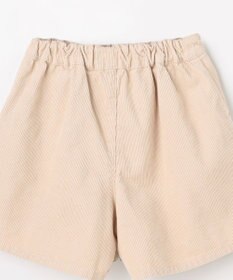 ANY KIDS ネコ刺繍 コーデュロイ ショートパンツ