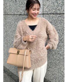 Green Parks フェザーＶネックニットプルオーバー