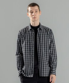 JOSEPH HOMME 新柄【オリジナル素材】ギンガムシャンブレーストレッチ　レギュラーカラーシャツ