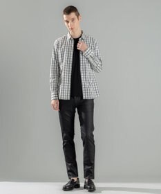 JOSEPH HOMME 新柄【オリジナル素材】ギンガムシャンブレーストレッチ　レギュラーカラーシャツ