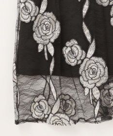 GRACE CONTINENTAL ハイネック刺繍ワンピース