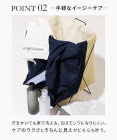 J.PRESS MEN 新色【MECHANICAL】【セットアップ対応 / 超軽量 / 清涼感 / 洗える】 ハイパワーストレッチ リネンルックパンツ_26年モデル