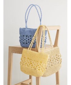 earth music&ecology フラワーペーパートート