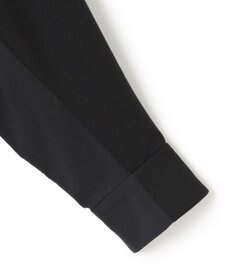 ICB 【洗える】ジョーゼットジャージー 異素材コンビプルオーバー